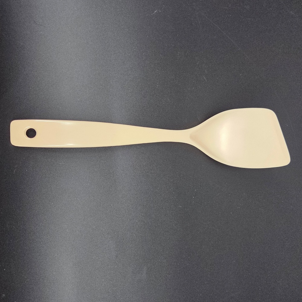Vintage Melamine Spatula Spoon Tan Beige Kitchen Utensil Scraper S-1075 Taiwan